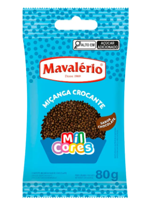 17220 - CONFEITO MICANGA CHOCOLATE MIL CORES 80g - MAVALERIO