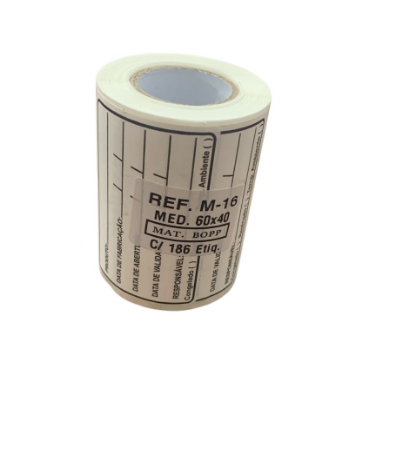 17229 - ETIQUETA M-16 C/186un - EXPRESS ETIQUETAS