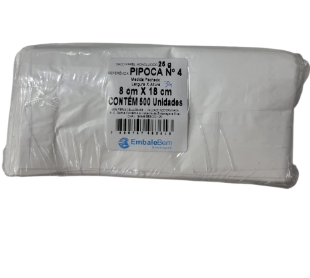 3188 - SACO PAPEL PIPOCA MONO N4 C/ 500un - EMBALEBEM