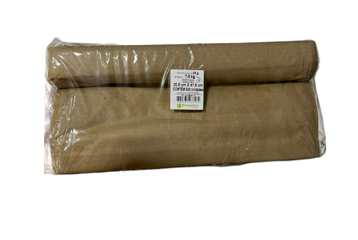 3174 - SACO PAPEL KRAFT MIX 7,5kg C/500 ECO - EMBALEBEM