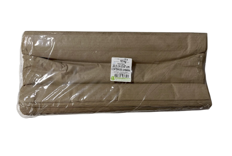 3175 - SACO PAPEL KRAFT MIX 10kg C/500un ECO - EMBALEBEM