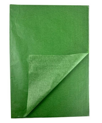 17246 - PAPEL SEDA LISO VERDE BANDEIRA 49x69 C/100un - PC/ CROMUS