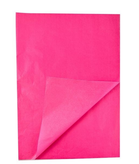 17245 - PAPEL SEDA LISO PINK 49x69 C/100un - PC/ CROMUS