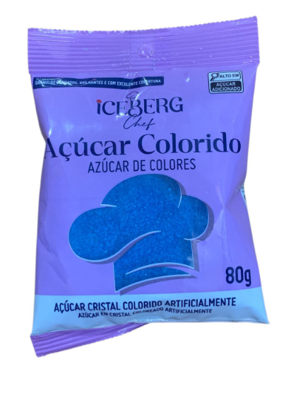 17289 - ACUCAR AZUL 80g - ICEBERG