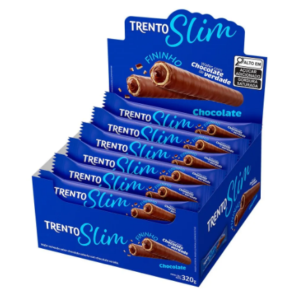 17284 - WAFER TRENTO SLIM CHOCOLATE 16x20g - PECCIN