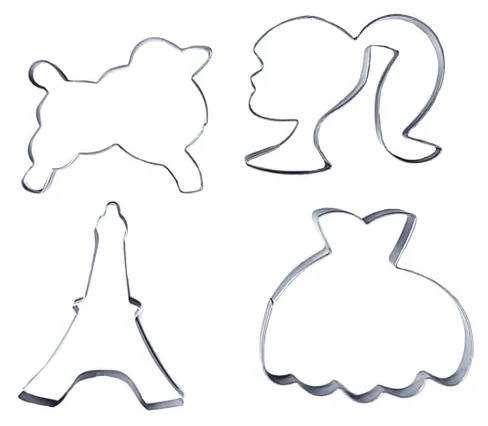 17318 - CORTADOR INOX BONECA 4pc - PRIME CHEF