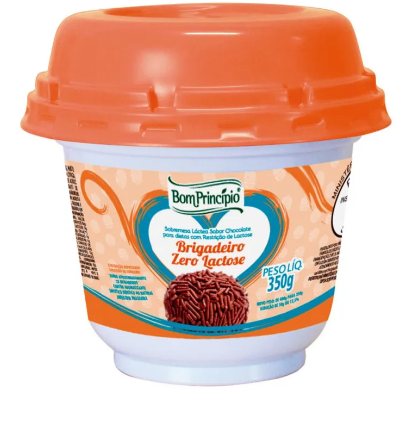17331 - BRIGADEIRO ZERO LACTOSE 350g - BOM PRINCIPIO