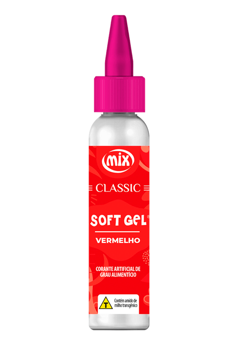 17365 - SOFTGEL CLASSIC VERMELHO 25g - MIX/ DUAS RODAS