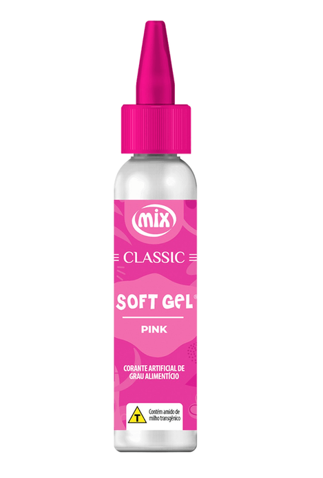 17359 - SOFTGEL CLASSIC PINK 25g - MIX/ DUAS RODAS