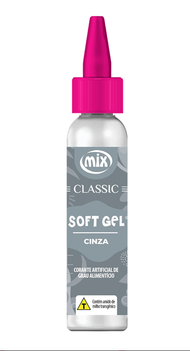 17356 - SOFTGEL CLASSIC CINZA 25g - MIX/ DUAS RODAS