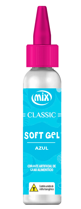 17353- SOFTGEL CLASSIC AZUL 25g - MIX/ DUAS RODAS