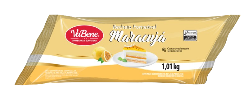 5546 - RECHEIO FORNEÁVEL DE MARACUJÁ 1,01 kg - VABENE 