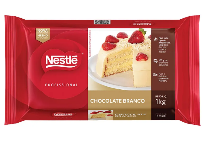 2167 - CHOCOLATE BRANCO (MARFIM) 1kg - NESTLE