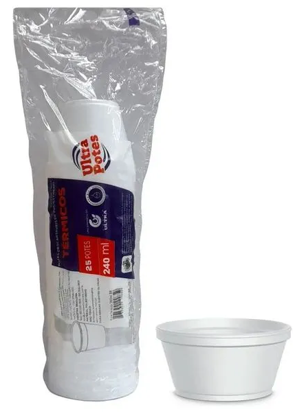 17373- POTE TERMICO 240ml C/25un - ULTRA COPOS