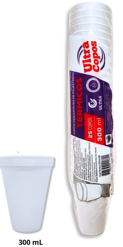 17376- COPO TERMICO 300ml C/25un - ULTRA COPOS