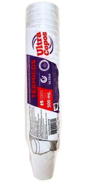 17372- COPO TERMICO 500ml C/15un - ULTRA COPOS
