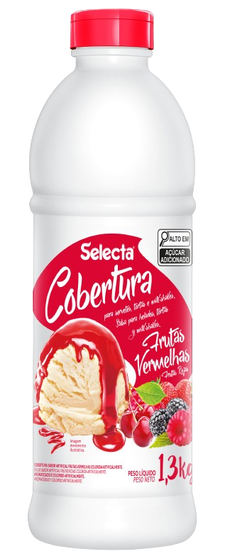 5399- COBERTURA FRUTAS VERMELHAS 1,3kg - SELECTA/ DUAS RODAS