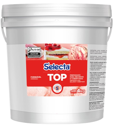 17395- RECHEIO TOP AMENDOIM 4kg - SELECTA/ DUAS RODAS