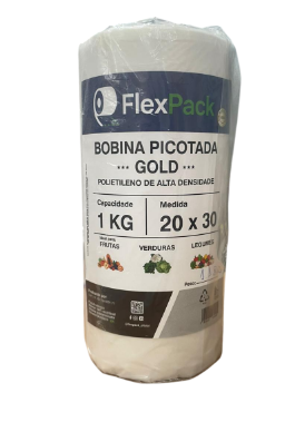 17402- BOBINA PICOTADA GOLD PEAD 20x30 - FLEXPACK