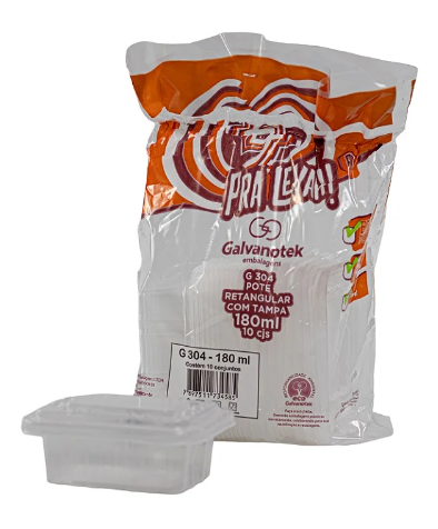 17420 - EMB. G304SF POTE 180ml C/10un - GALVANOTEK