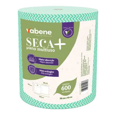 17459 - ROLO 600 PANOS SECA + VERDE 40x28cm - VABENE