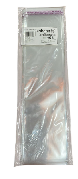 17465 - SACO ADESIV N14 7x25cm+3cm C/100un - VABENE