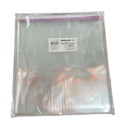 17476 - SACO ADESIV N31 20x20cm+3cm C/100un - VABENE