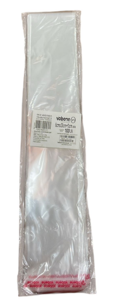 17486 - SACO ADESIV N9 6x30cm+3cm C/100un - VABENE