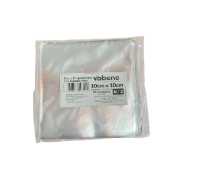 17492 - SACO PP LISO N2 10x10cm C/50un - VABENE