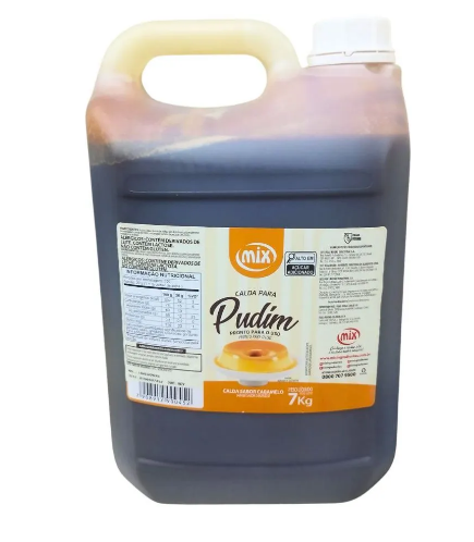 17506 - CALDA P/ PUDIM CARAMELO 7kg - MIX/ DUAS RODAS