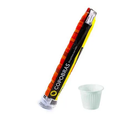 843 COPO 50ml BRANCO PS C/100un CF-050 - COPOBRAS