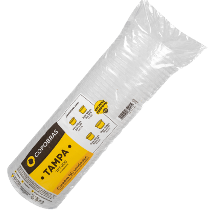 1220 - TAMPA PLAST TRANSP PP C/50un TPT-200 - COPOBRAS
