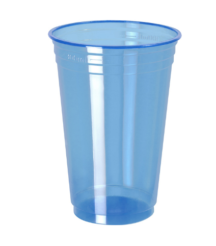 17534 - COPO BALADA 300ml AZUL PP C/25un PPT-330 - COPOBRAS