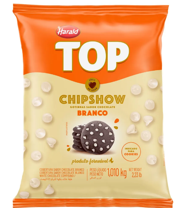 1394 - COBERTURA CHIPSHOW BRANCO TOP 1,01kg - HARALD
