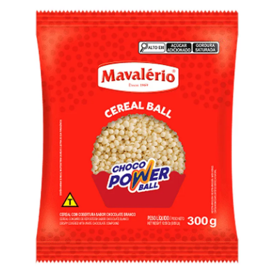 17540 - CEREAL CHOCOPOWER MINI BRANCO 300g - MAVALERIO