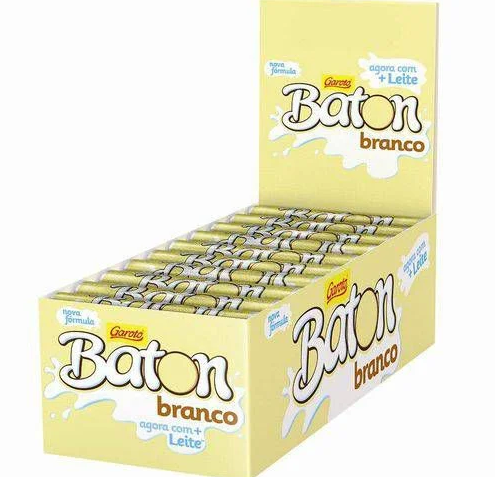 16898 - BATON BRANCO DP C/30un - GAROTO