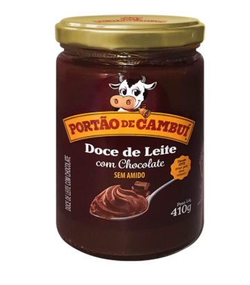 17569 - DOCE LEITE C/ CHOCOLATE 410g - PORTAO DE CAMBUI
