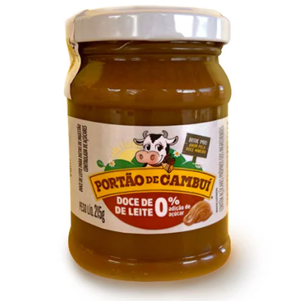 17566 - DOCE LEITE ZERO ACUCAR 215g - PORTAO DE CAMBUI