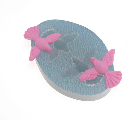 17596 - MOLDE SILICONE POMBO ES PEQUENO - FLEXARTE