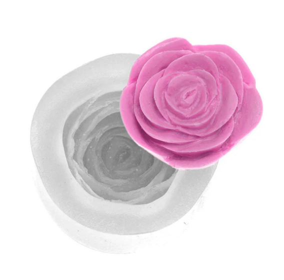 17592 - MOLDE SILICONE ROSA SCARLETT - FLEXARTE