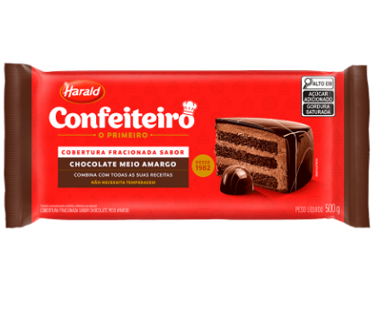 17645- COB BARRA M. AMARGO CONF 500g - HARALD