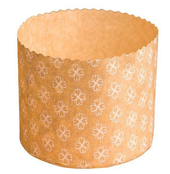17639 - FORMA PANETONE DECOR 500g C/10un -  ECOPACK