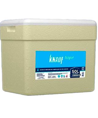 17650 - CAIXA ISOPOR C/ DRENO 50L - KNAUF