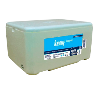 16683 - CAIXA ISOPOR C/ DRENO 80L - KNAUF