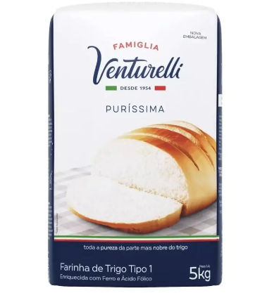 17662 - FARINHA TRIGO VENTURELLI 5kg - GLOBO