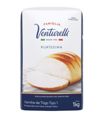 17661 - FARINHA TRIGO VENTURELLI 1kg - GLOBO