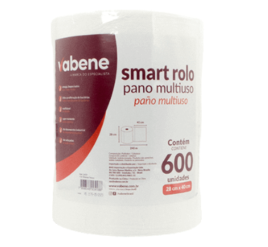 17657 - ROLO 600 PANOS BRANCO 40x28cm - VABENE