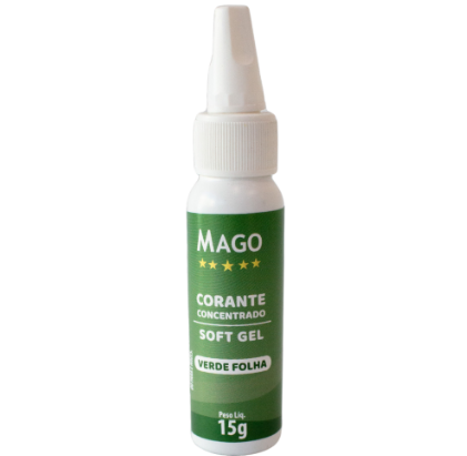 5914 - CORANTE SOFT GEL VERDE FOLHA 15g - MAGO
