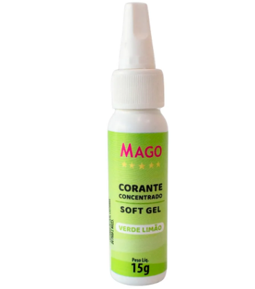 5913 - CORANTE SOFT GEL VERDE LIMAO 15g - MAGO