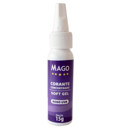 5916 - CORANTE SOFT GEL ROXO UVA 15g - MAGO